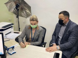 Начальник УДМС України в Тернопільській області взяв участь у процесі прийому заяв-анкет