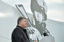 Виступ Президента України перед відкриттям виставки військової техніки та обладнання «Сила нескорених»