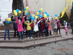 У Чернівцях відзначили другу річницю Революції Гідності