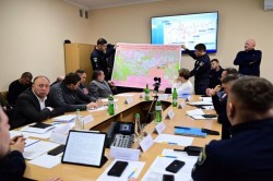 В Чернівцях представники органів МВС відпрацьовували міжвідомчу взаємодію у випадку надзвичайної ситуації