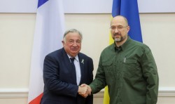 Прем’єр-міністр України обговорив із Головою Сенату Франції роль нашої країни в енергетичній і продовольчій безпеці Європи