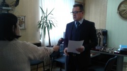 Керівник Управління ДМС у Вінницькій області надав  інтерв’ю  телеканалу «ВІТА» 