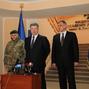 Президент України, перебуваючи в Національній академії Держприкордонслужби, вручив військовослужбовцям державні нагороди