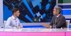 У студії телеканалу «Репортер»