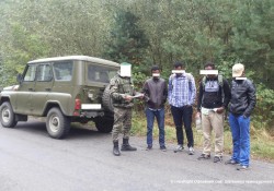 У Львівській області прикордонники затримали 4 африканців