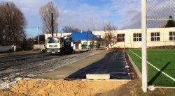Триває капітальний ремонт багатофункціонального спортивного майданчику у Подільську