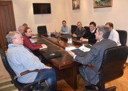 Голова обласної ради Анатолій Урбанський провів зустріч із директором Ізраїльської Міжнародної Академії Безпеки (ISA) Давидом Мірзою та президентом Центру громадської безпеки та територіальної оборони «Полігон 333» Віктором Волковим