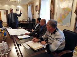 Відбулася нарада Голови обласної ради Анатолія Урбанського з начальником служби автомобільних доріг в Одеської області Олегом Вариводою та Павлом Унгуряном