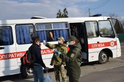 Щоб доставити 22 тисячі громадян, які прибули пішки до кордону, здійснено більше 500 автобусних рейсів