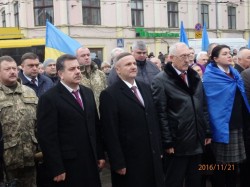 В Чернівцях відзначили третю річницю Євромайдану