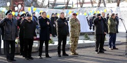 На Киевщине открыли мемориал полицейским, которые погибли в зоне АТО