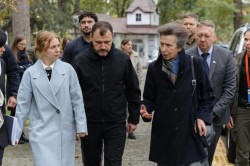 Ігор Клименко ознайомив Принцесу Анну з відновленням поранених захисників з системи МВС у Пущі-Водиці