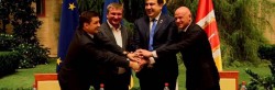 П.Петренко і М.Саакашвілі підписали меморандум про створення першого в Україні центру надання адмінпослуг нового зразка